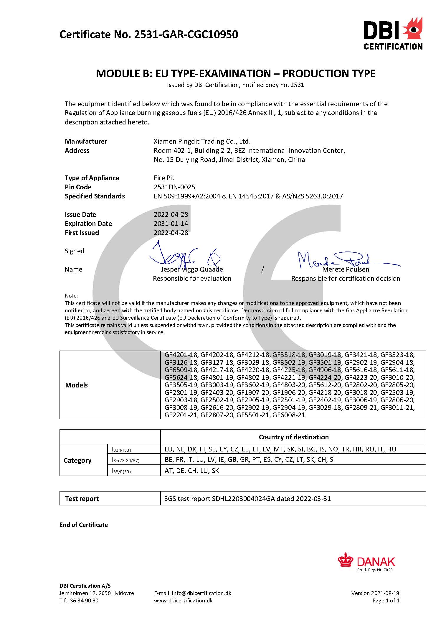 Certification 2