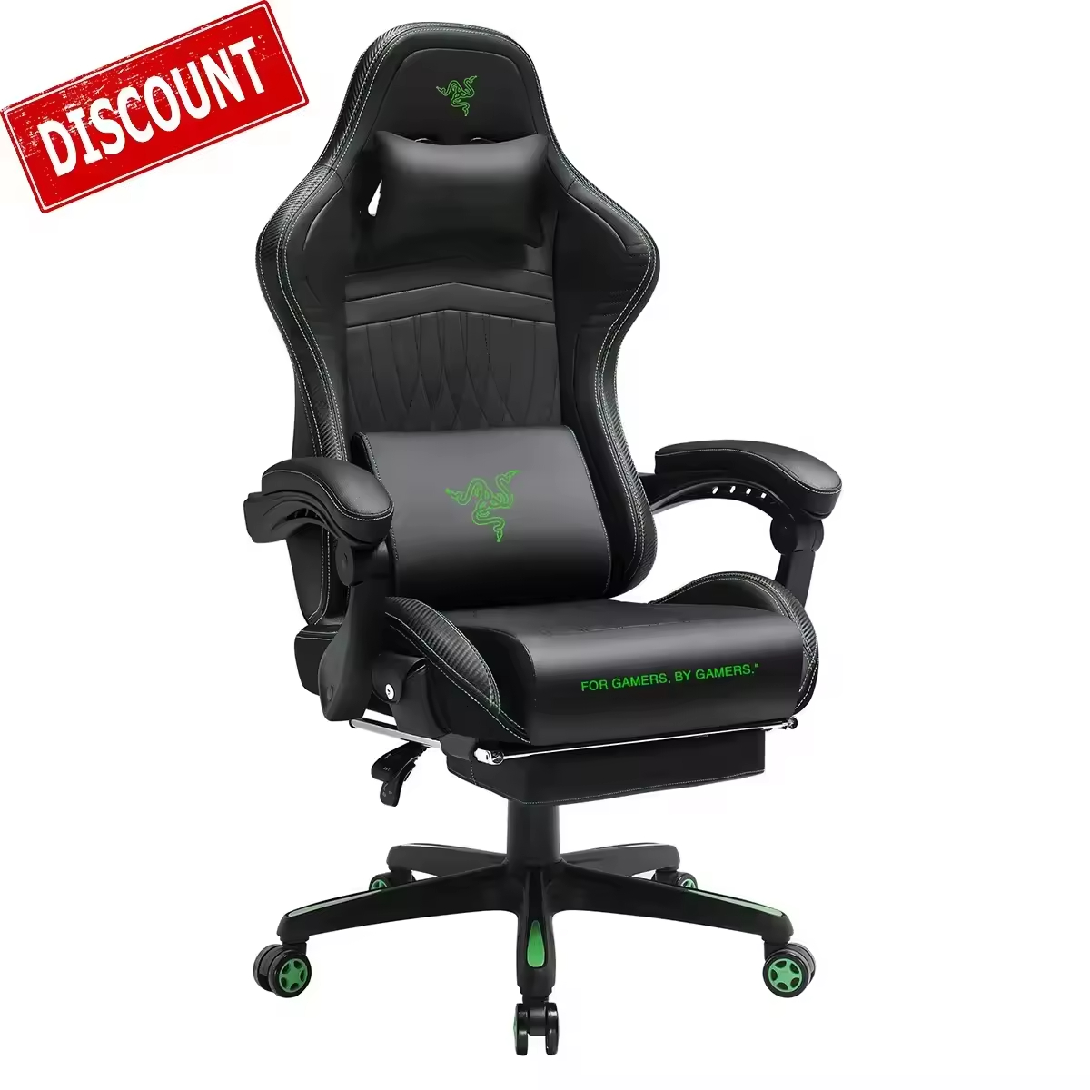 Razer Ergonomic Zero Gravity Gamer Racing Chair Custom Logo High Quality Massage Cooling Computer Adjustable Height Gaming Chair