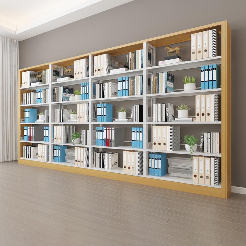 Modern Steel Metal Library Furniture Book Shelves for School Hotel Bedroom Use-Durable Storage Cabinet &amp; Bookcase