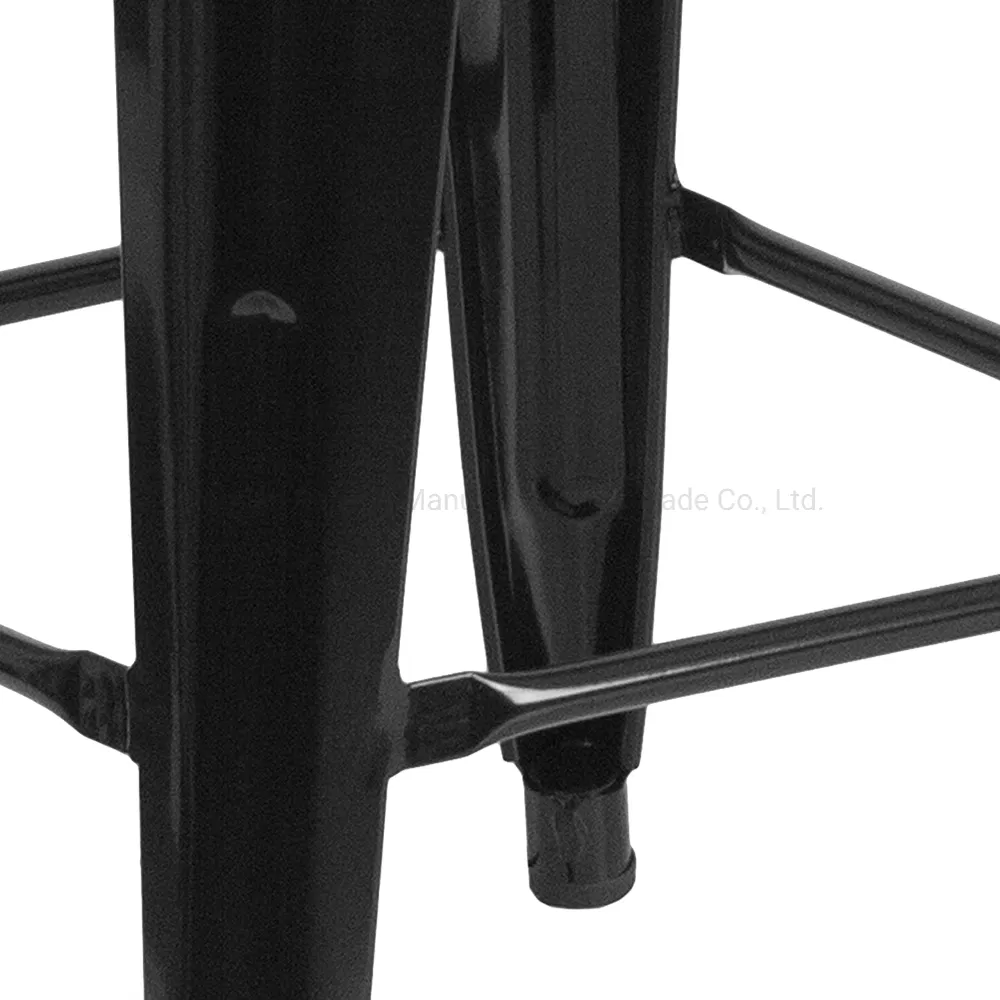 Metal Tolix Stool Side Details