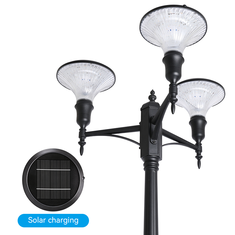 Modern Solar Garden Light Outdoor Solar With Stand LED Street Light All In One IP65 Outdoor Courtyard Led Solar Garden Light