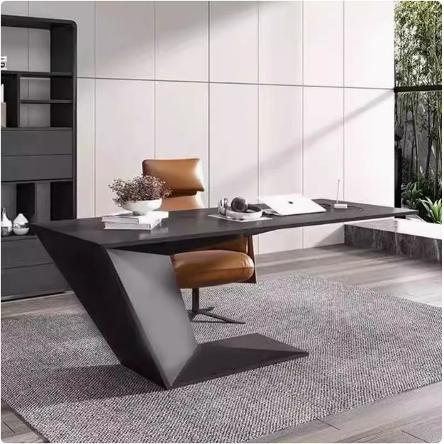 Modern Design Luxury Executive Desk Home Office Furniture with Panel Wood Contemporary Wooden Office