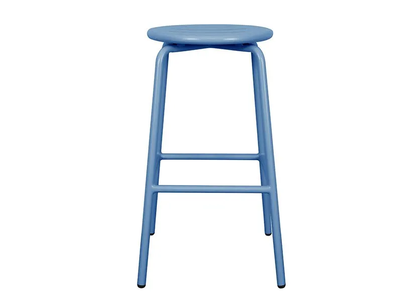Commercial Furniture Indoor Home Bar Chairs Kitchen Lab Stool Counter Stool Outdoor Hotel Patio Cafe Round Aluminum Bar Stool