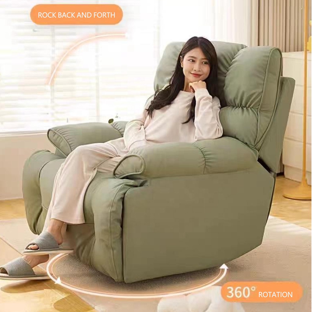 Revolving Accent Chair Comfortable Armchair Recliner Sofa Chair Villa Living Room Modern Luxury Rotatable Leisure Lounge Chair
