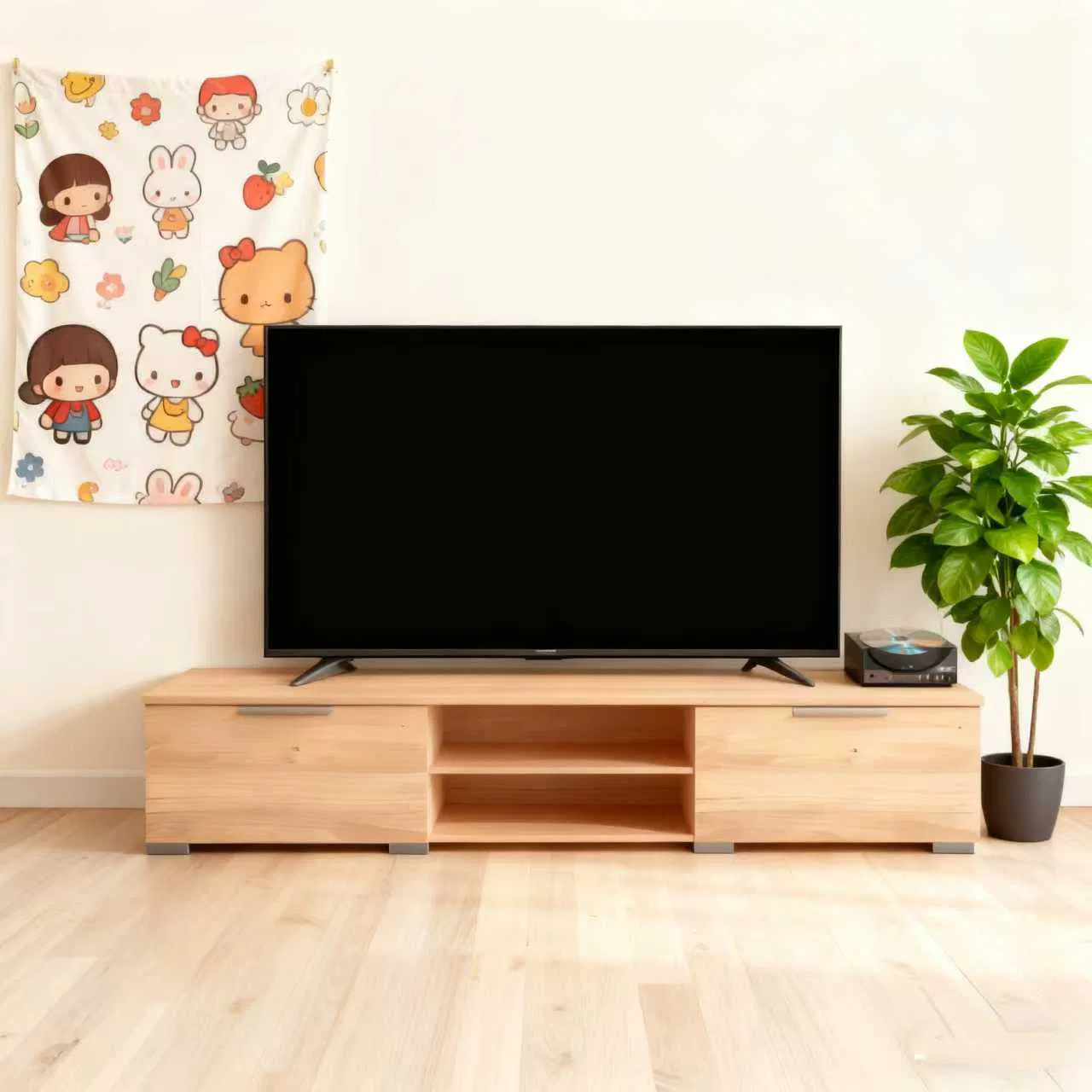 Light Luxury Furniture Stylish Modern TV Stand Media Console with Storage Solutions
