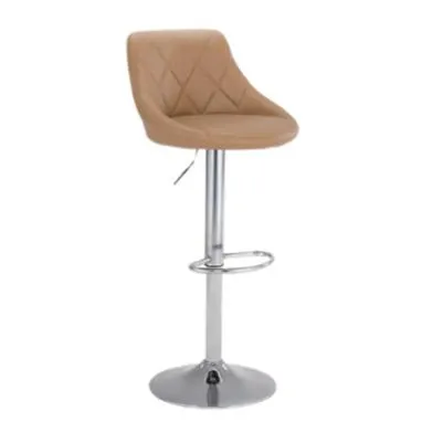 Height Adjustable 360 Swivel Chair Nordic Black Metal Legs High Chair Swivel Bar Stools for Kitchen Breakfast Coffee Counter