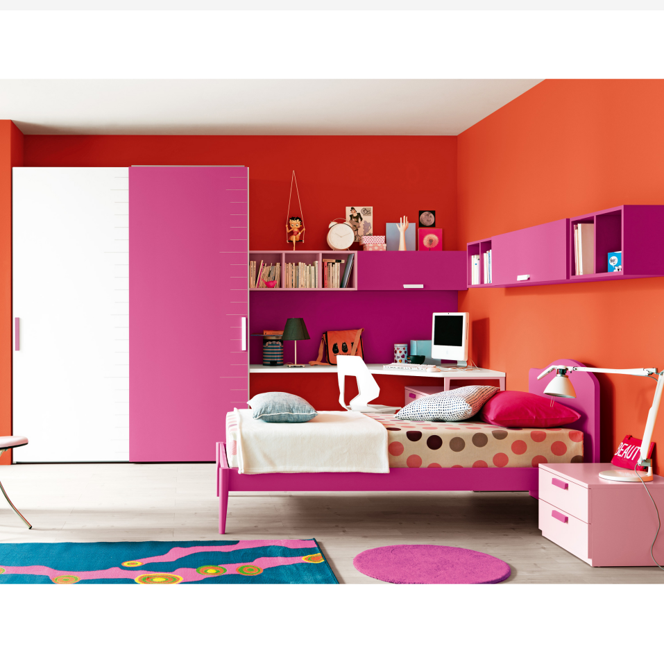 Modern High Quality Kid Room Girl Bedroom Set EUAD115