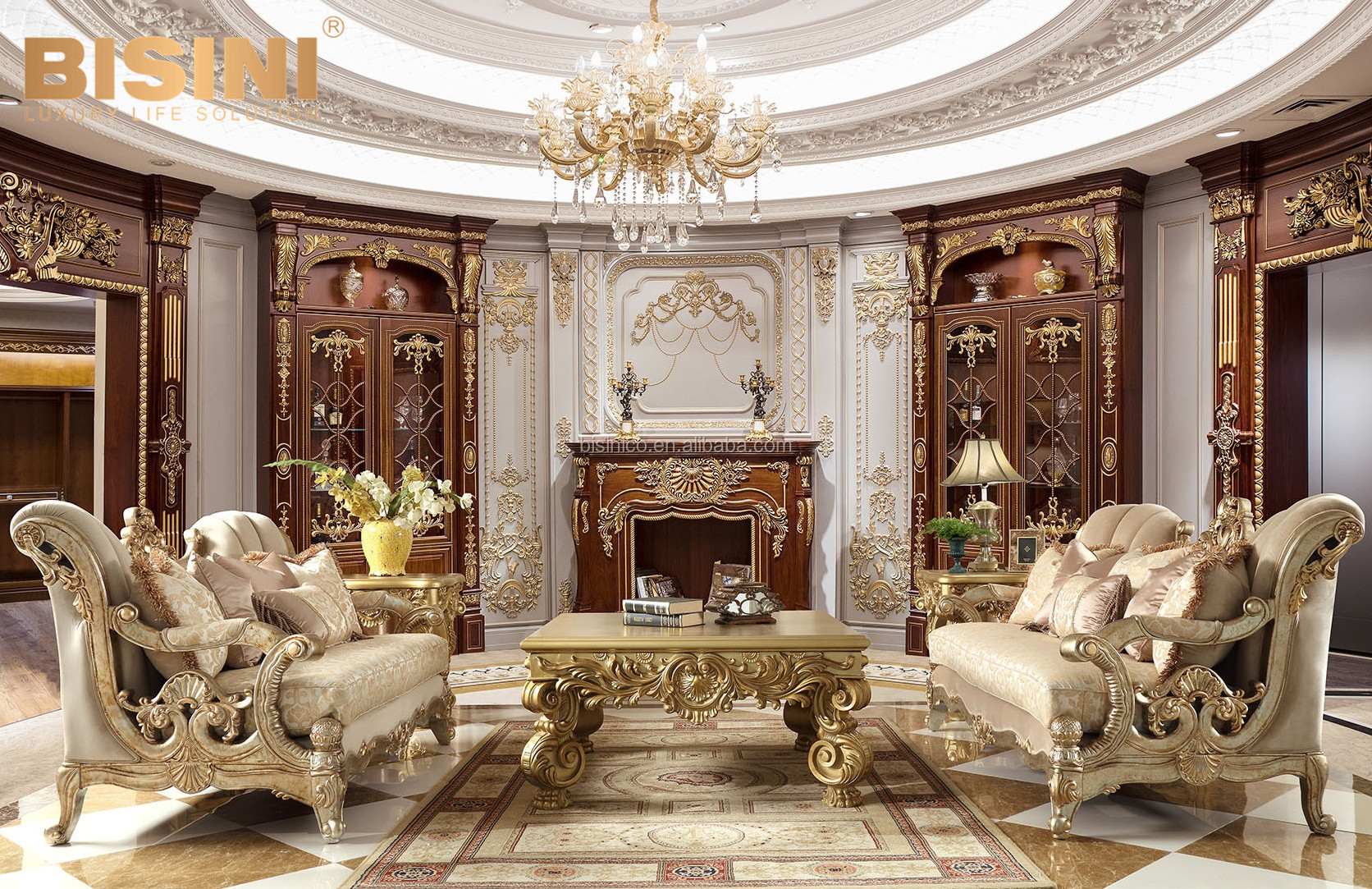 Luxurious children bed paint finish close up