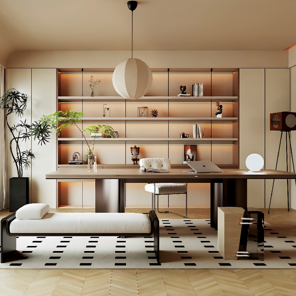 Custom Contemporary Wood Modular Eco-Friendly Bookcases for Living Room Hotel Office Use