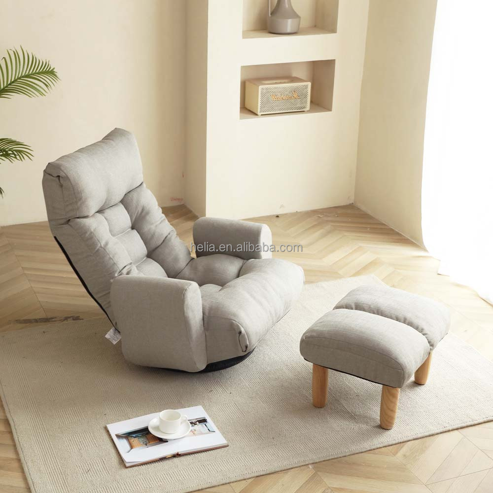 Accent Swivel Floor Recliner Detail 1