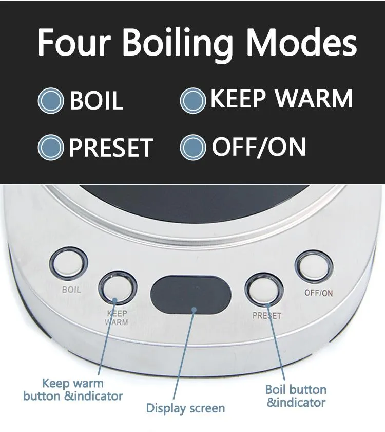 Glass Electric Kettle Detail 2