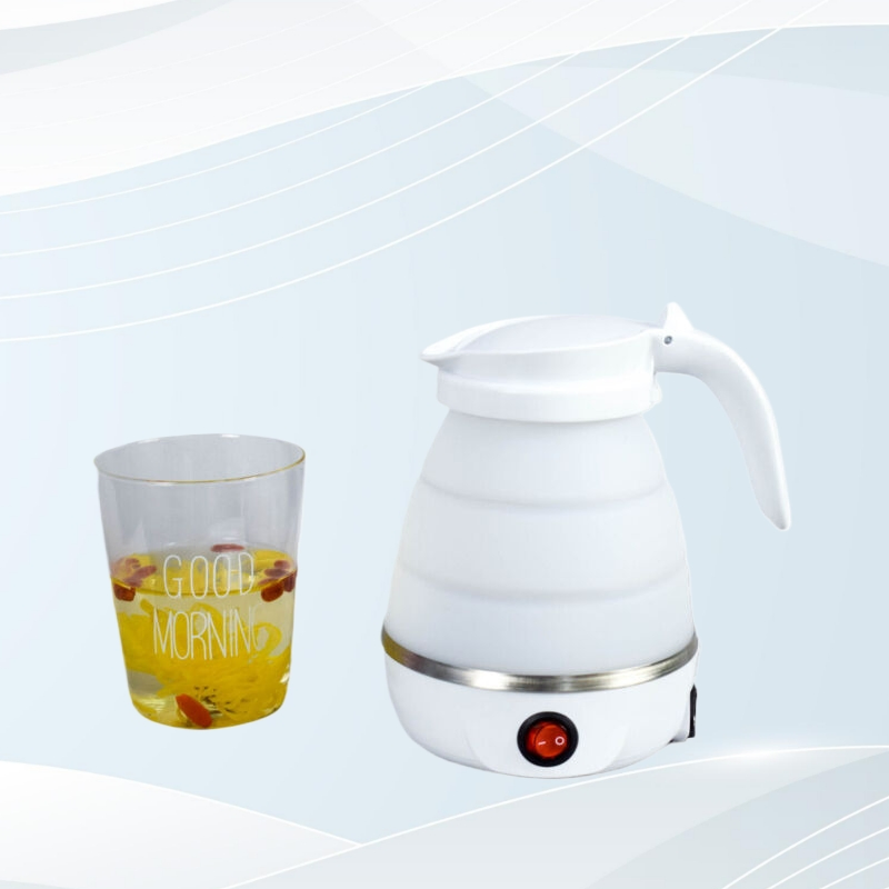 Portable Heat Retaining Kettle for Travel and Outdoor Adventures Travel Electric Kettle Car Kettle Collapsible Kettle Electric Travel Tea Kettle Electric
