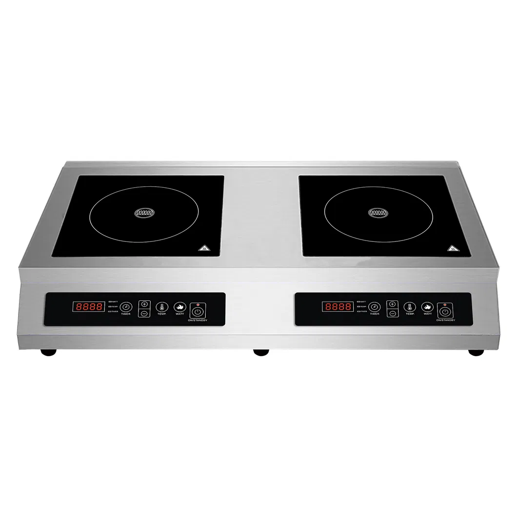 High Efficiency Double Commercial Induction Cooktop