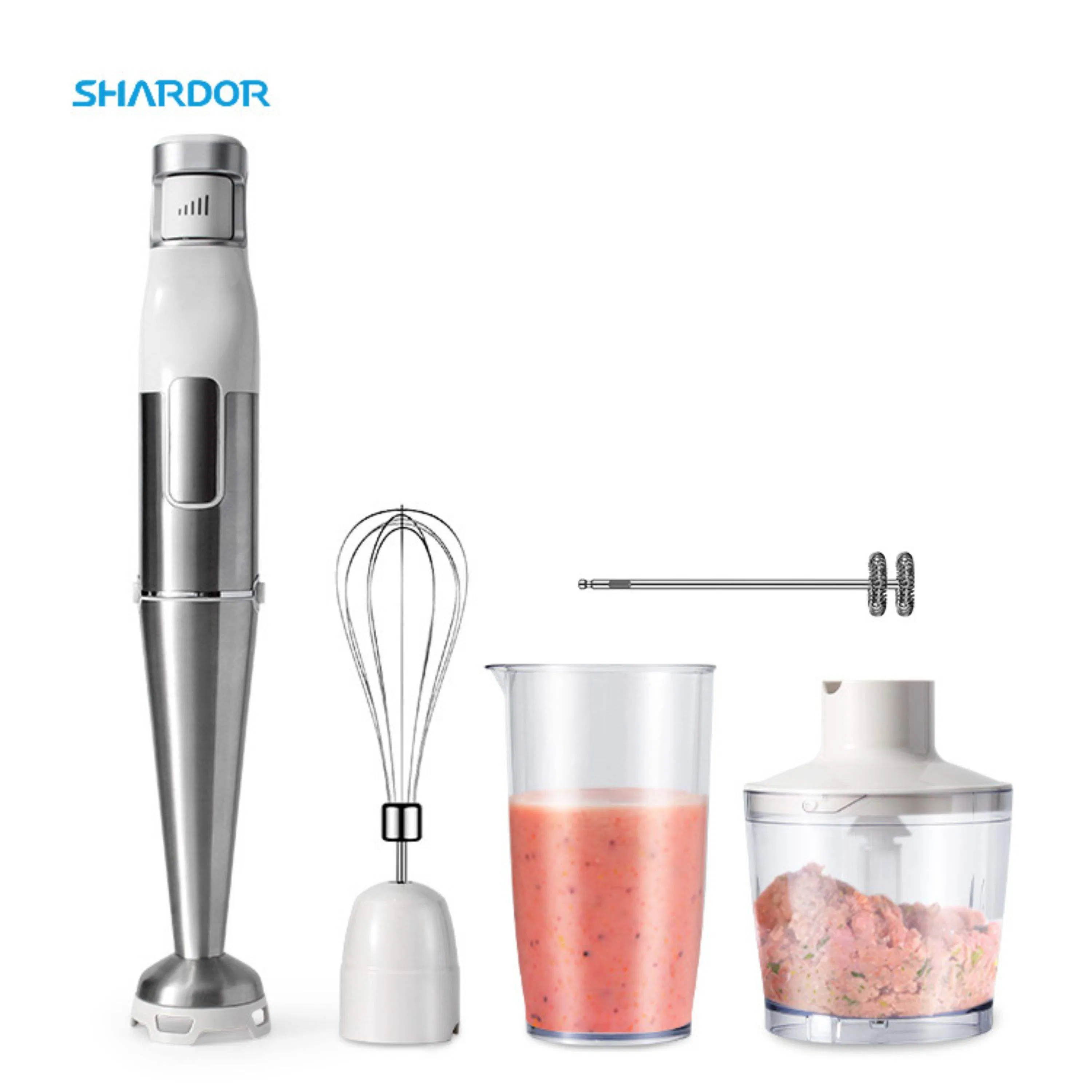 Baby Food Soup Puree Cake Cappuccino Latte Immersion Blender Hand Held Stainless Steel Stickblender