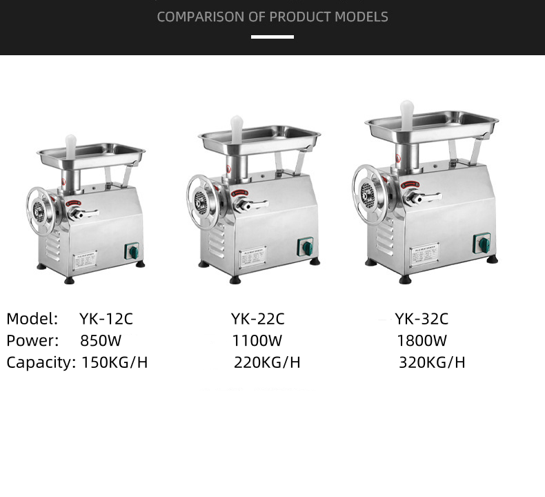 Premium Meat Grinder and Mincer, Ideal for Fresh Meat Processing