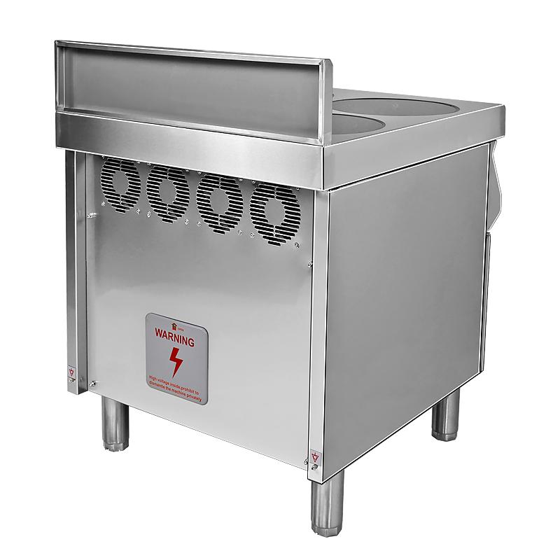 Lestov 4 Burner Commercial Induction Cooktop for Restaurant Kitchen Use 3500W