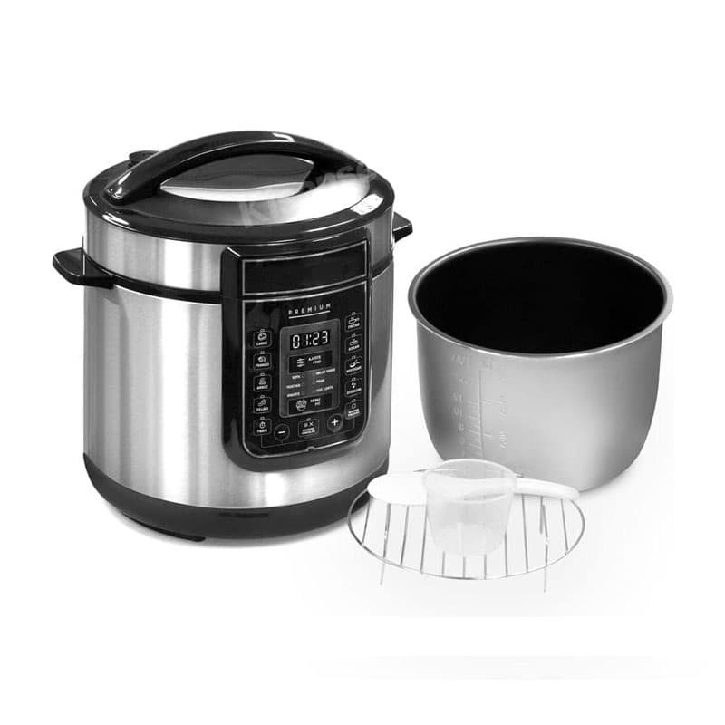 Digital Inox Ppp01p, 6L, Preto Electric Pressure Cooker