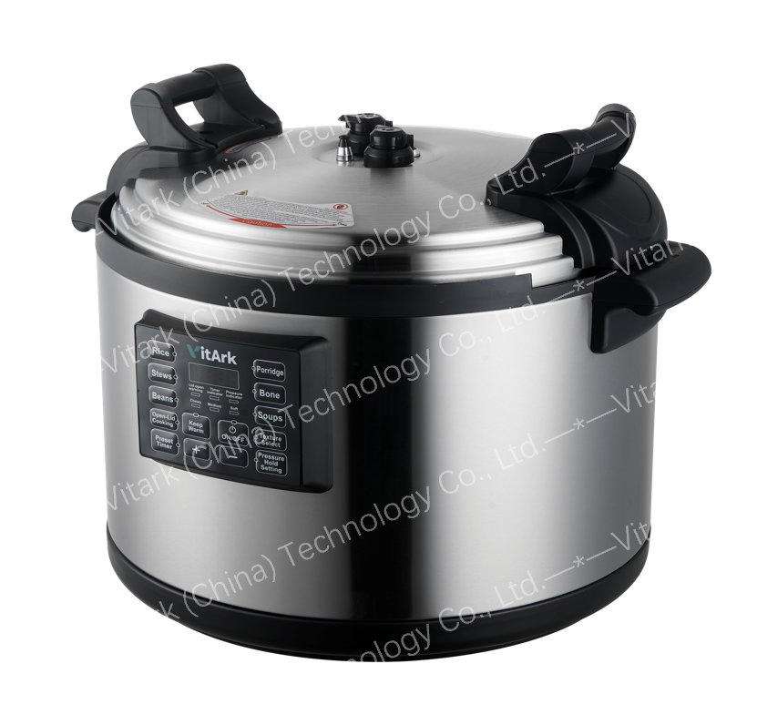 50L Kitchen Appliance Big Size Hotel Canteen Commercial Intelligent Industrial Electric Pressure Cooker with CE Certification and Large Capacity Source Factory.