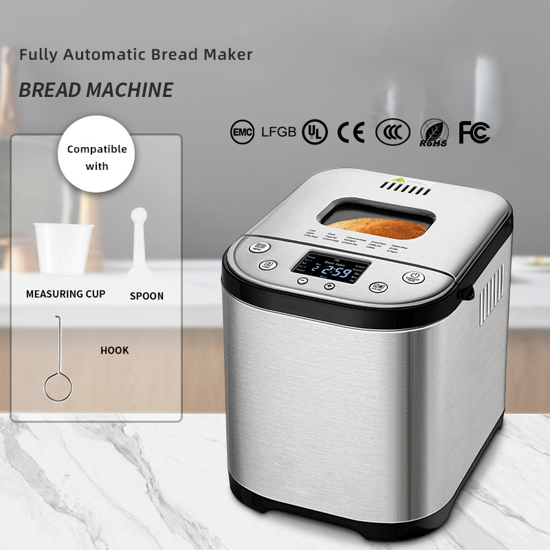Factory Wholesale Fully Automatic Smart Toaster Multi-Functional Home Kneading and Fermentation Bread Maker