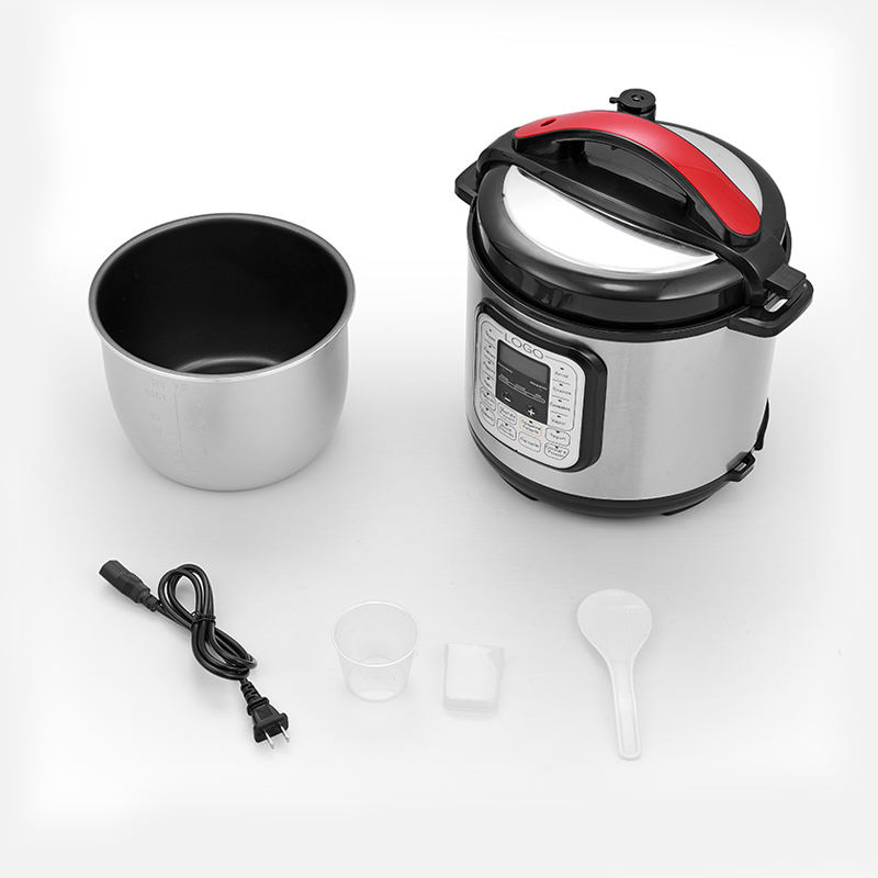 6L Electric Pressure Cooker 10 in 1 Rice Cooker Hot Pot Multifunctional Soup Electric Pressure Cooke