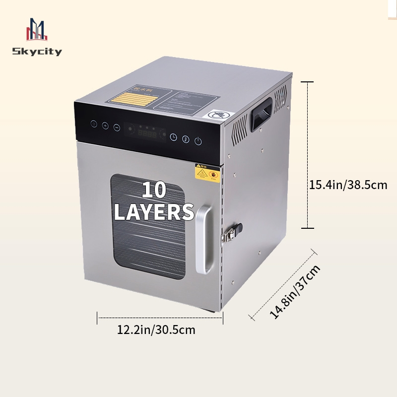 Best Top Rated Good Commercial Industrial Small Meat Mushroom Fruit Vegetable Herb Food Dehydrator Machine for Jerky Food Dehumidifier Beef Jerky Dryer