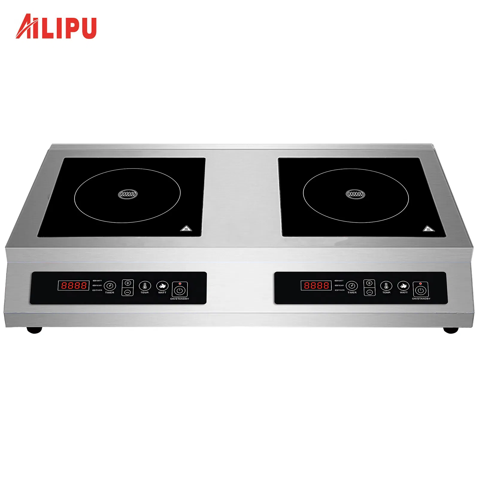 High Efficiency Double Commercial Induction Cooktops
