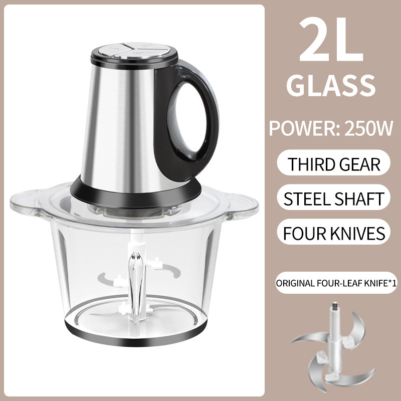 Hotsale Home Kitchen Food Processor Mixer Household Meat Mincer Vegetable Chopper 2L 3L Mini Electric Meat Grinder Powerful