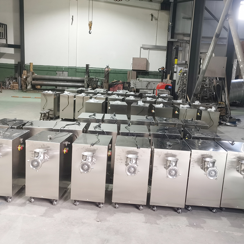 Qh#32 Stainless Steel Electric Meat Processing Cutting Sausage Grinding Machine Slicer Sausage Stuffer Beef/Chicken/Vegetable Mincer Mixer Grinder Manufacturer