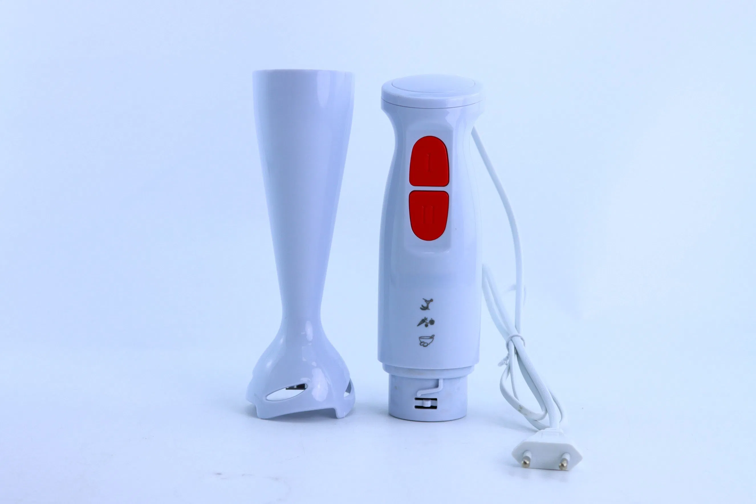 Modern Stainless Steel Immersion Blender Electric Handheld Stick Juicer for Home Kitchen Appliances