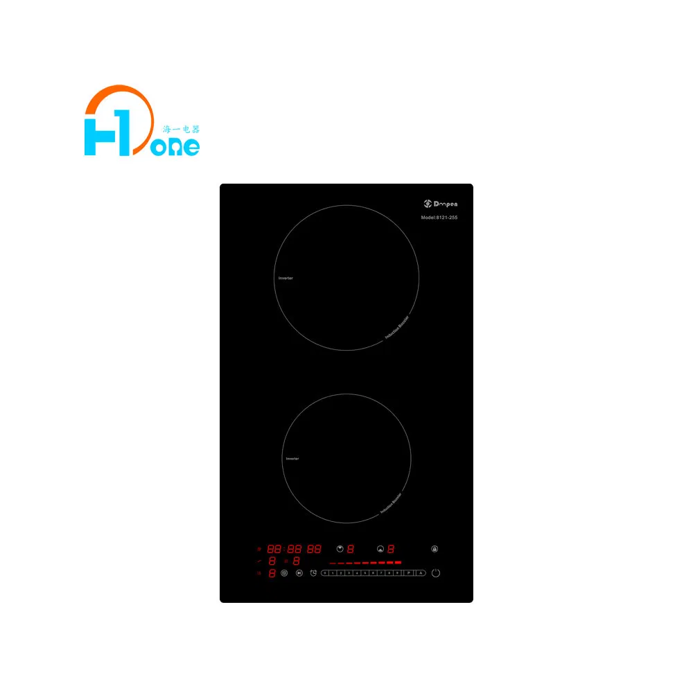 20 Inch WiFi Smart Induction Cooktop with Vertical Domino 2 Burner