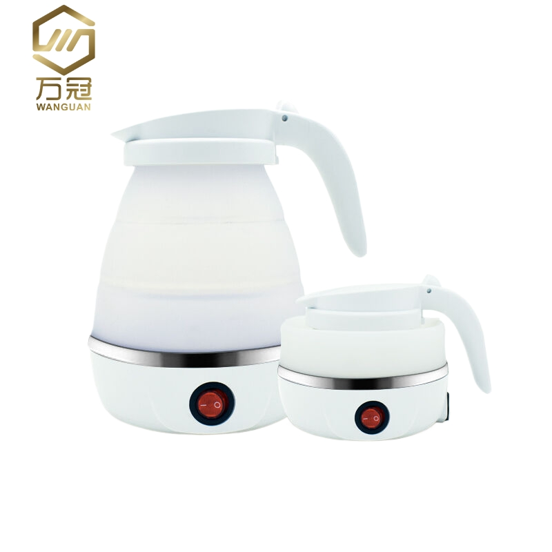 Travel Electric Kettle Large Capacity Easy Carrying Folding Kettle Silicone Kettle for Home Use Car Kettle Small Travel Kettle Portable Travel Kettle