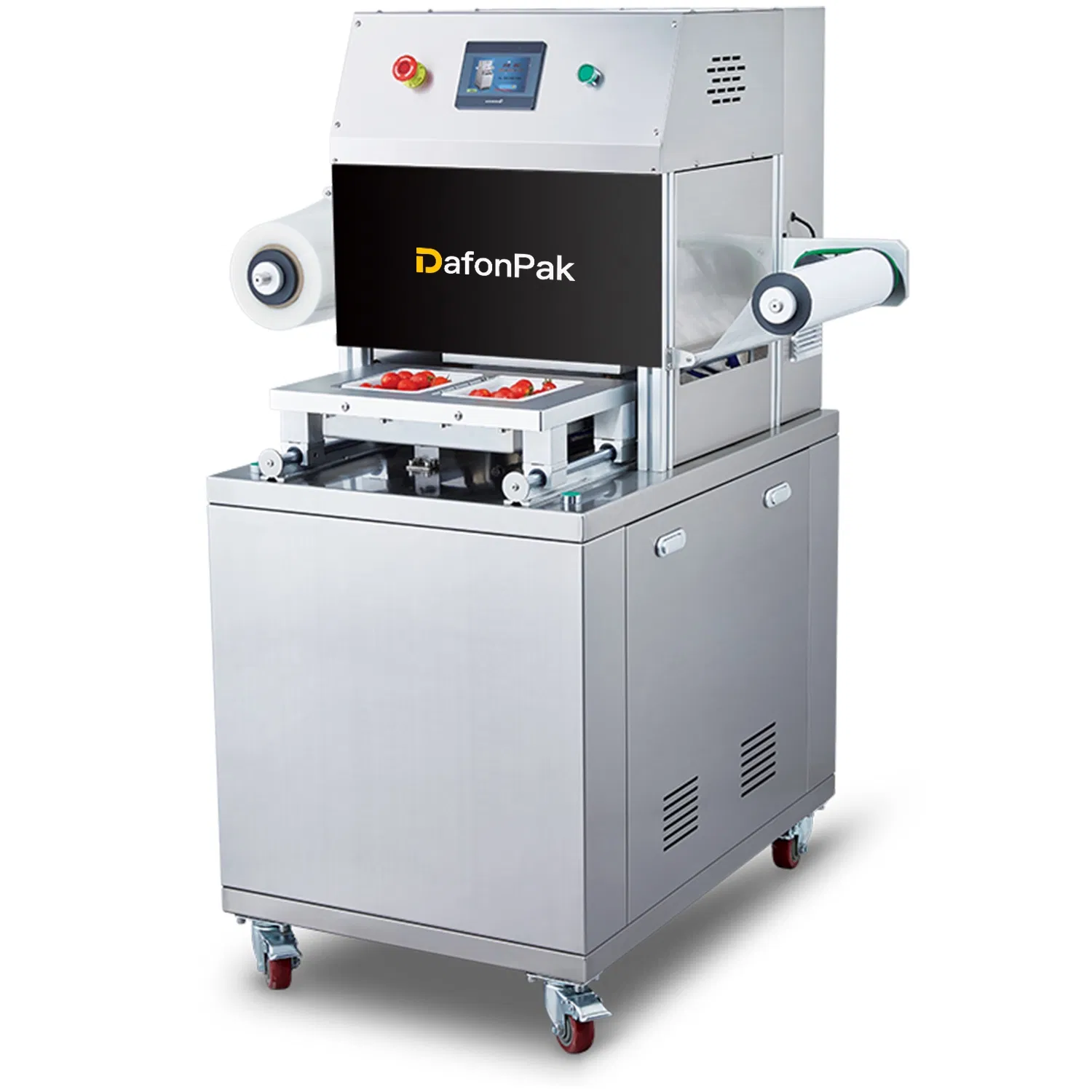 Vacuum Automatic Map Gas Flush Manual Aluminum Foil Rectangle Plastic Silken Tofu Vegetables SD Tray Sealer Efficient Durable Safe Versatile Tray Sealer