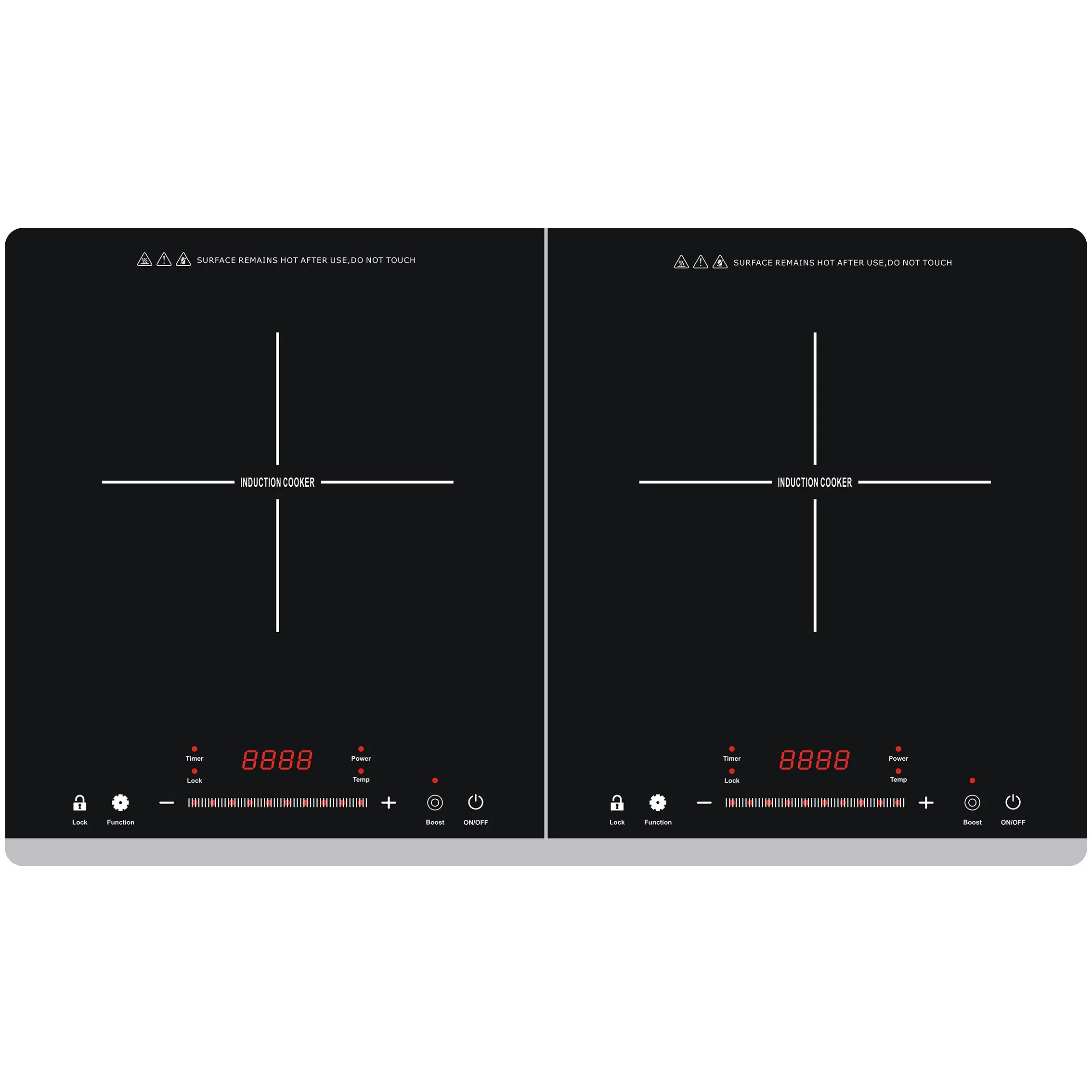 Best Portable Induction Cooktop with Slider Sensor Touch Control Hidden Hanlde Best Price