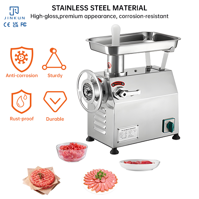 Electric Meat Processing Machine – 1100W Stainless Steel Grinder and Mincer for Kitchen or Restaurant