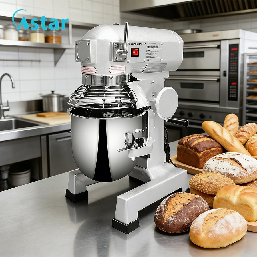 Wholesale Bakery Equipment Kitchen Equipment Stand Mixer Food Mixer 10L Dough Mixer Planetary Mixer