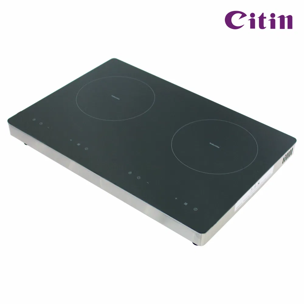 59cm Portable Double Induction Cooktop for Small Spaces