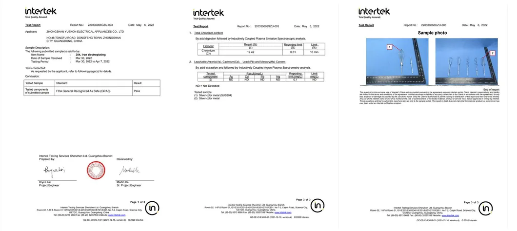 Quality Certifications