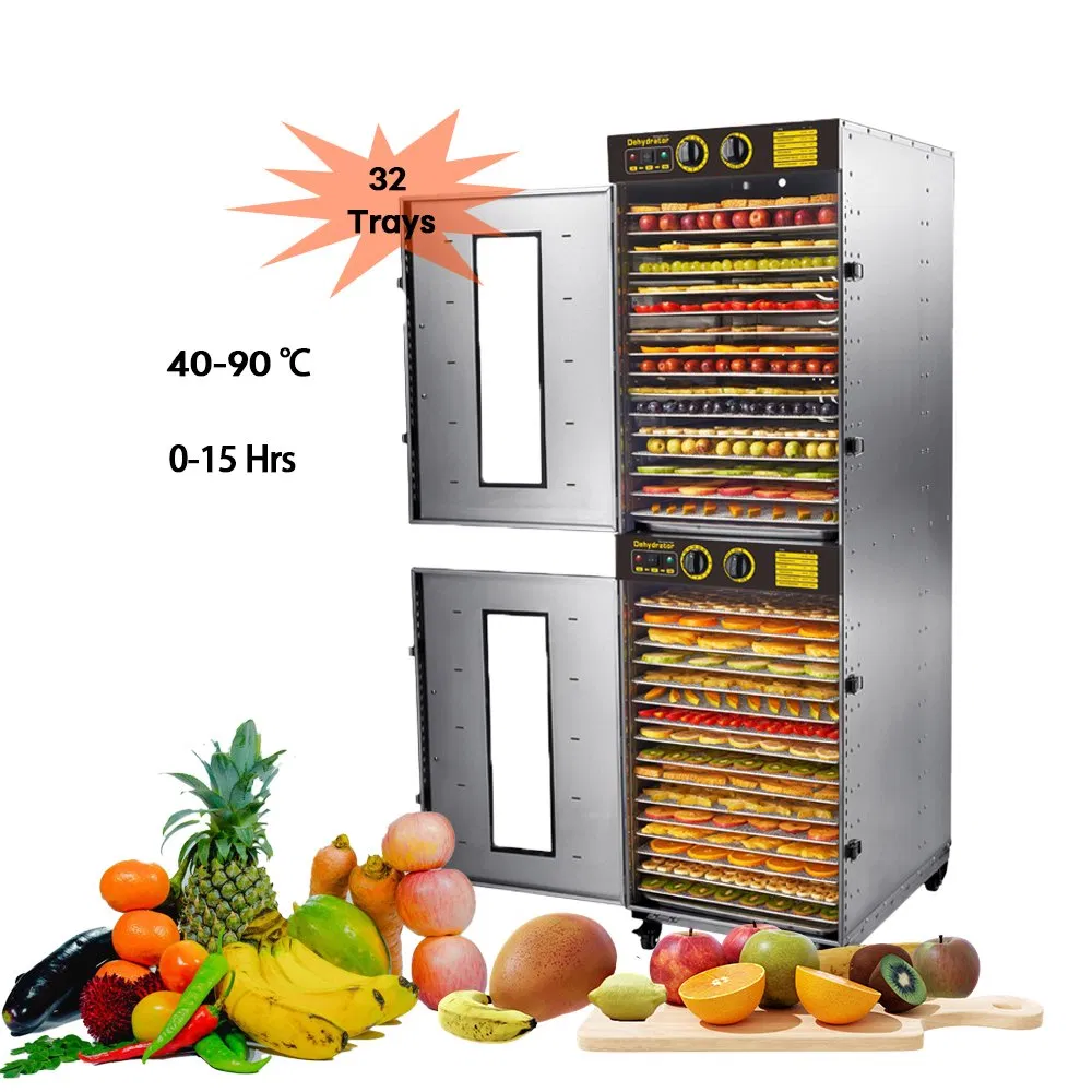 32 Trays Commercial Food Fruit Vegetable Dehydrator for Meat