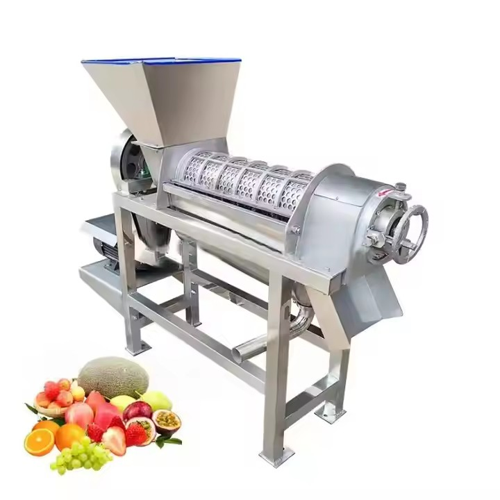 Commercial Industrial Stainless Steel Spiral Fruit Ginger Carrot Juicer, Fully Automatic Apple Juice Extractor