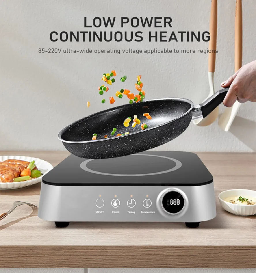 New Design Portable Induction Cooktop with Touch Control Mini 2200W Induction Cooker