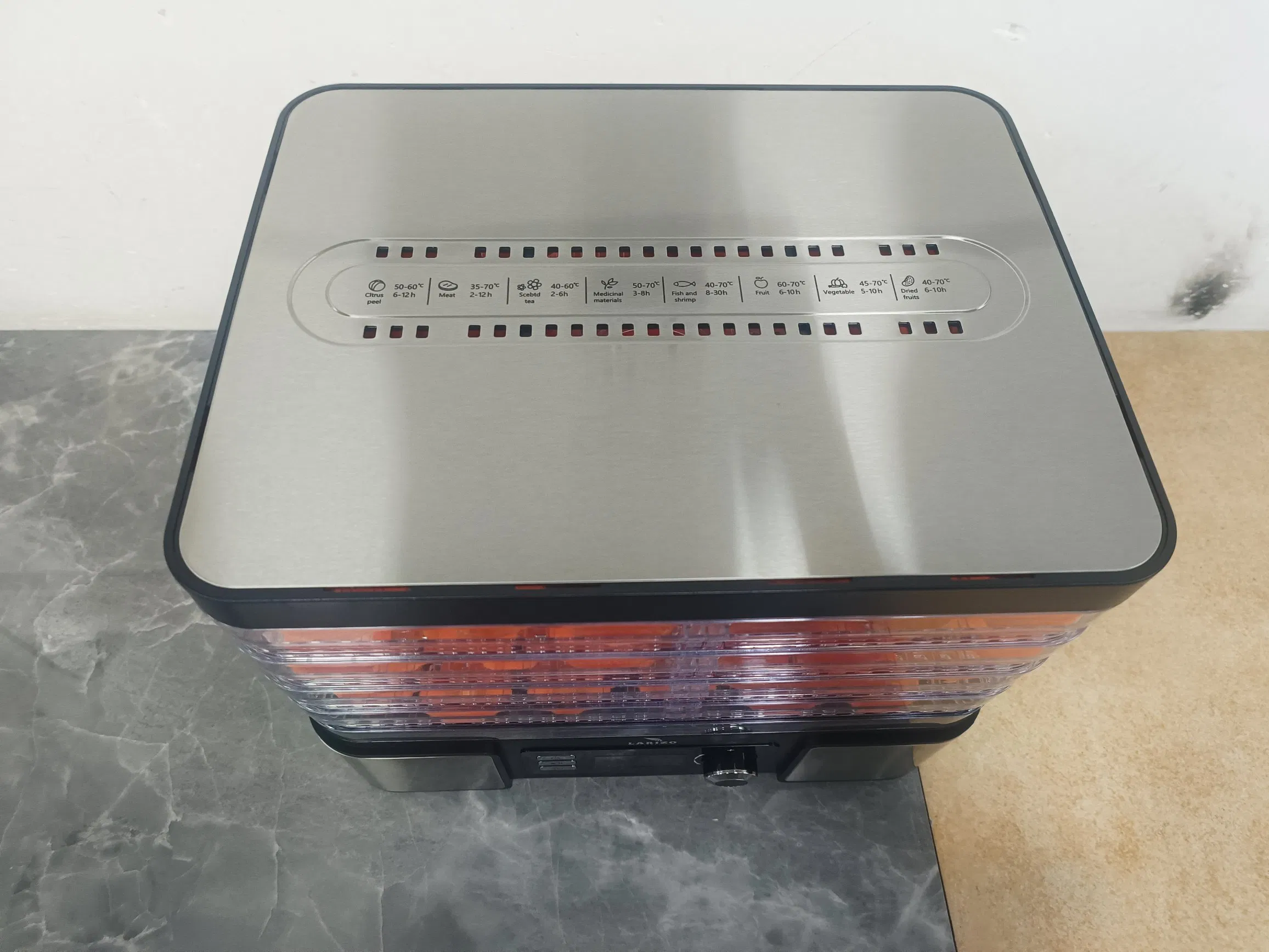 LCD Food Dehydrator 1-24h Temperature 35-70