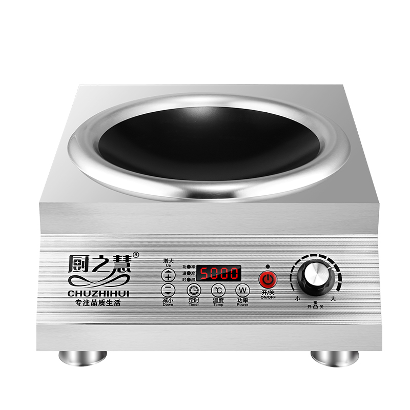 Electrical Appliance Commercial Induction Cooktop Precise Temperature Control 3500W with Rotary Knob