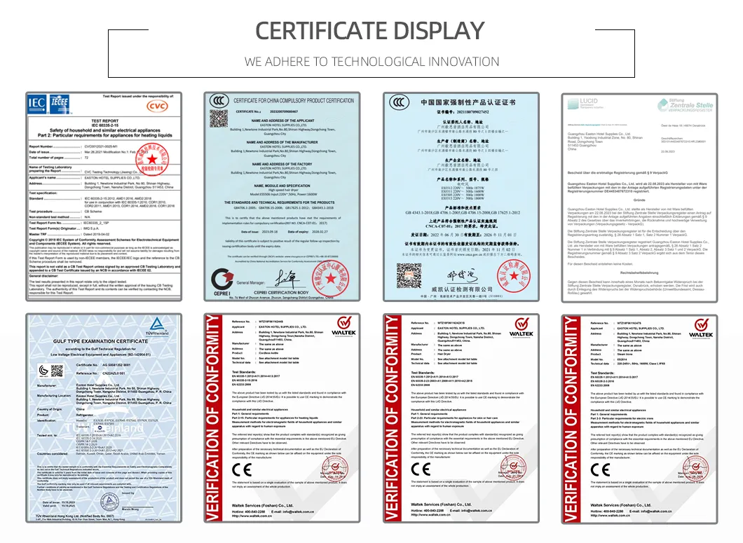 Product Certifications