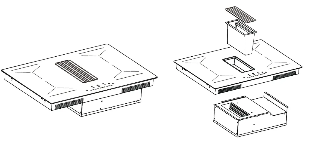 Induction Cooktop Detail