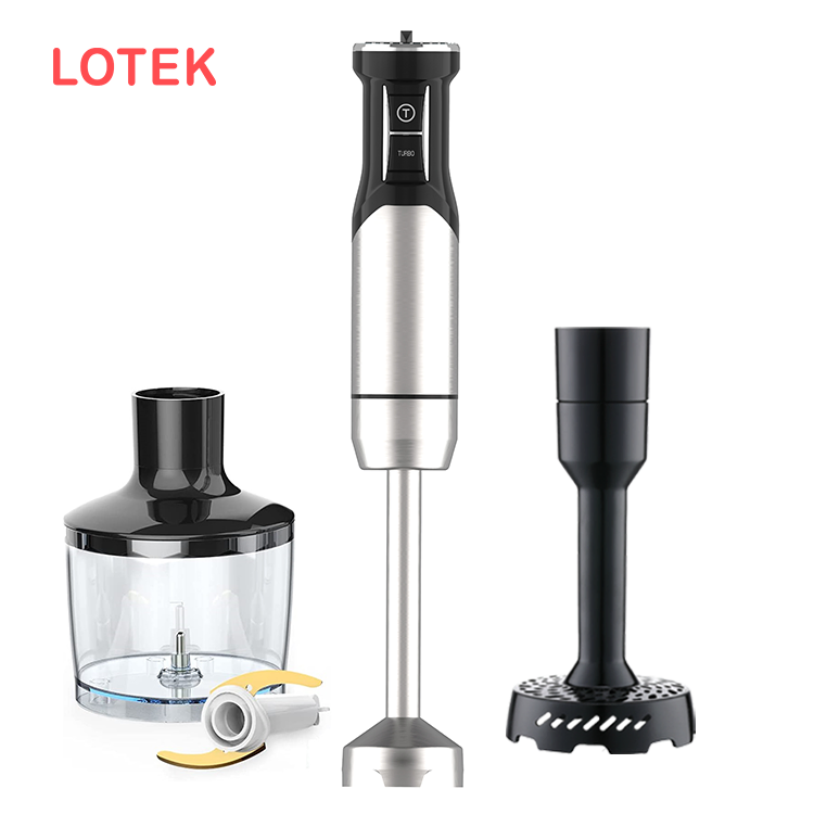 12oow Stainless Steeldc Fullmotor Immersion Handheld Stick Blender Multifunctional Variable Speed Home Kitchen Household