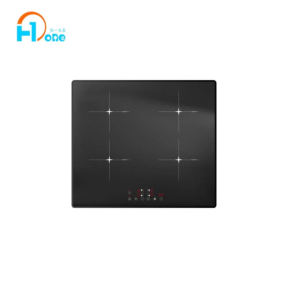 Factory Sale 220V Induction Cooktop 4 Burner for Countertop with Touch Display