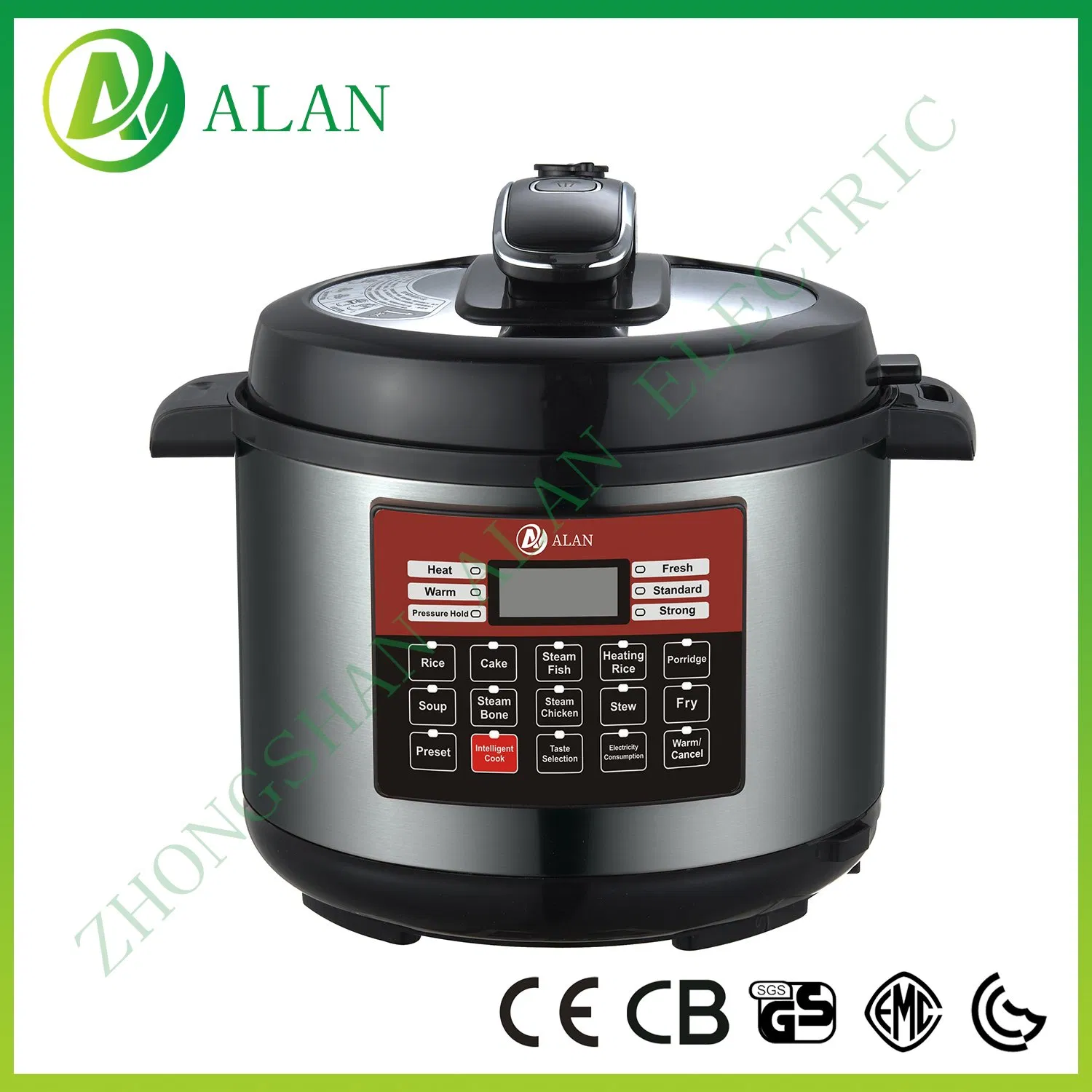 Inquire About Hot Sale Multi Cooker Pot 3/4/5/6/8/10/12 Ql Electric Small Nonstick Heating Multifunction Pressure Cooker Stainless Steel Housing
