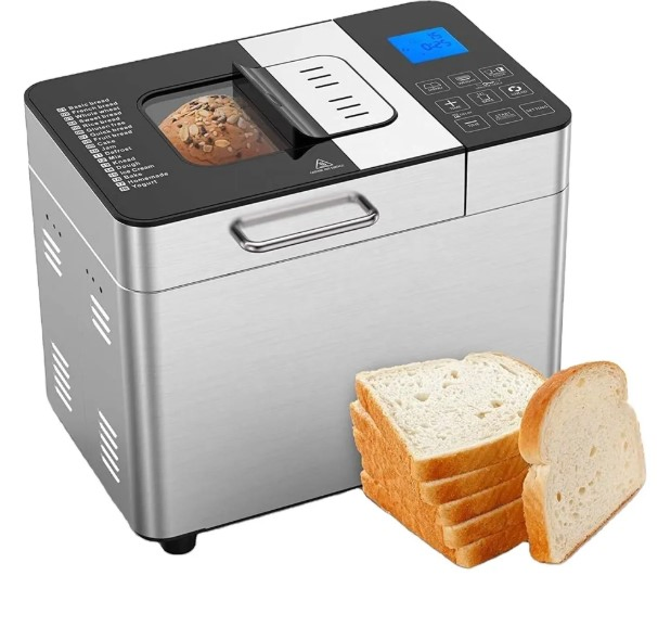 Home Use Cooking Baking Equipment Automatic Multifunctional Programs Stainless Steel Quick Bread Cake Maker Machine