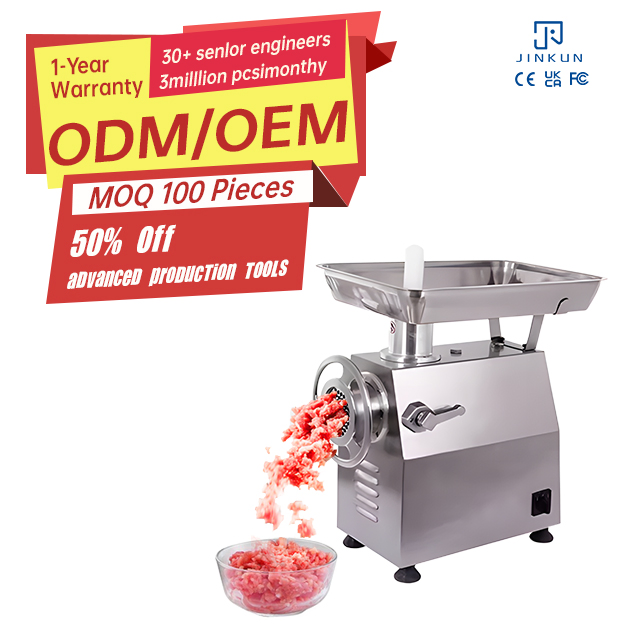 Electric Meat Processing Machine – 1100W Stainless Steel Grinder and Mincer for Kitchen or Restaurant