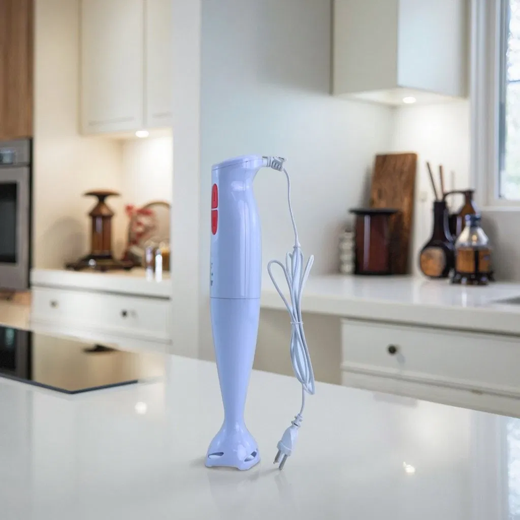 Modern Stainless Steel Immersion Blender Electric Handheld Stick Juicer for Home Kitchen Appliances